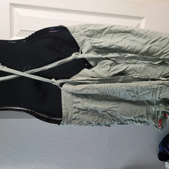 Cute Frog W Strawberry Print Suspender Skirt - Picture 4 of 9